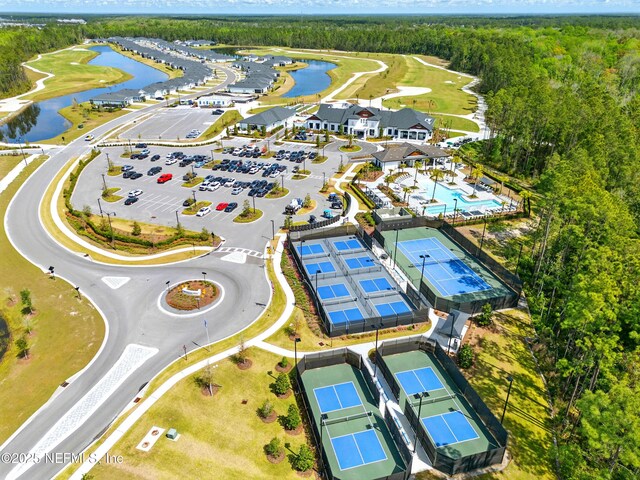 1459 Stillwater Blvd, Saint Johns, FL 32259 - aerial view of a nearby body of water, a heavily wooded area, and a local golf course