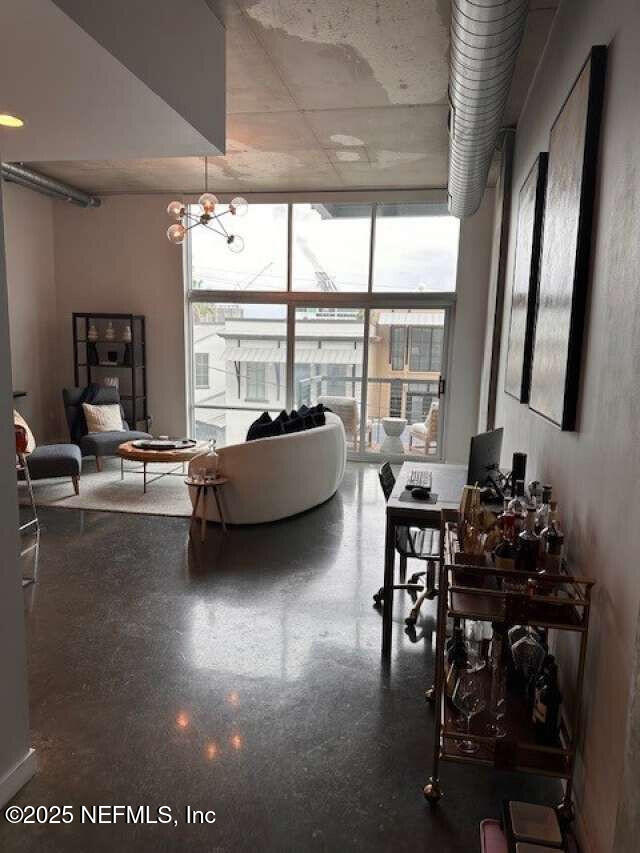 view of living area