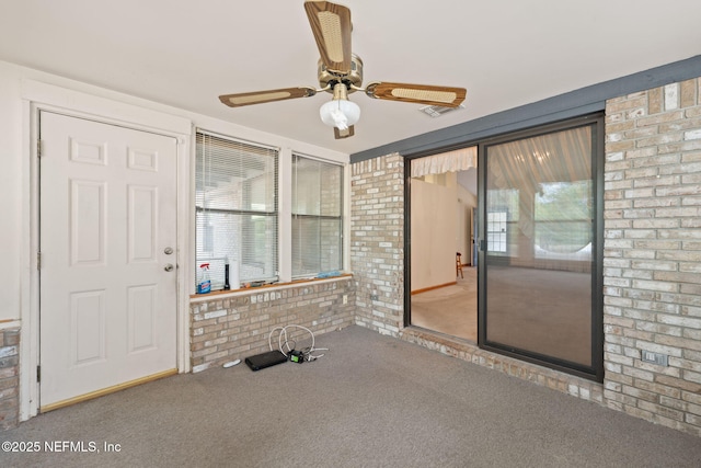 2658 Apache Ct, Middleburg, FL 32068 - view of patio / terrace featuring ceiling fan