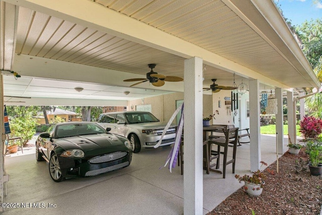 8211 Colee Cove Branch Rd Unit G, Saint Augustine, FL 32092 - view of patio with a ceiling fan