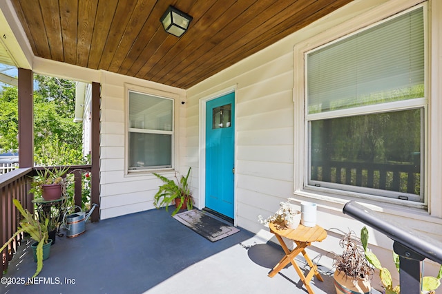 5327 Attleboro St, Jacksonville, FL 32205 - doorway to property with a porch