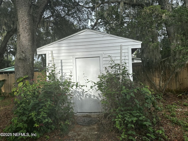 234 Canis St W, Orange Park, FL 32073 - view of shed with fence