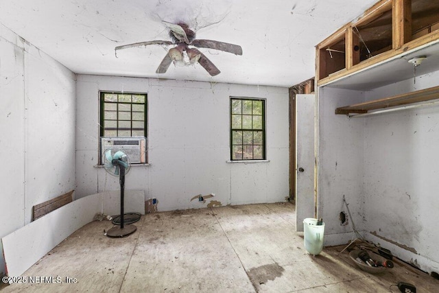 8563 Moncrief-Dinsmore Rd, Jacksonville, FL 32219 - laundry room featuring cooling unit and a ceiling fan