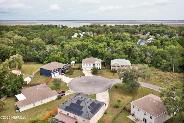 97054 Huntington Ct, Yulee, FL 32097 - aerial view of residential area with a nearby body of water and a forest