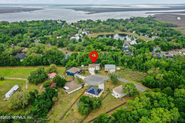 97054 Huntington Ct, Yulee, FL 32097 - aerial view of property and surrounding area with a large body of water