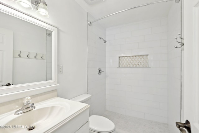 5201 Atlantic Blvd Unit 142, Jacksonville, FL 32207 - full bathroom with toilet, tiled shower, and vanity