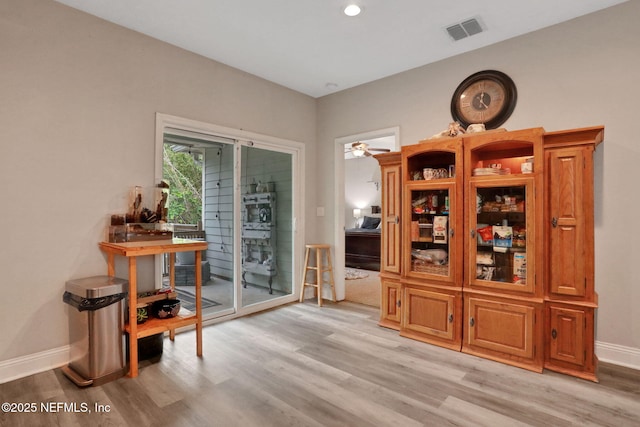 616 Osman Rd, Jacksonville, FL 32225 - dining area with light wood-style flooring, baseboards, and recessed lighting
