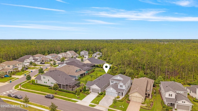 166 Spinner Dr, Ponte Vedra, FL 32081 - aerial view of residential area featuring a forest