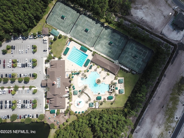 1821 W Windy Way, Saint Johns, FL 32259 - aerial view of property's location featuring a pool area