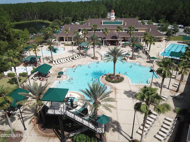 1821 W Windy Way, Saint Johns, FL 32259 - community pool with a forest view and a water view