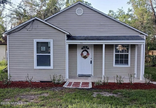 view of bungalow-style house