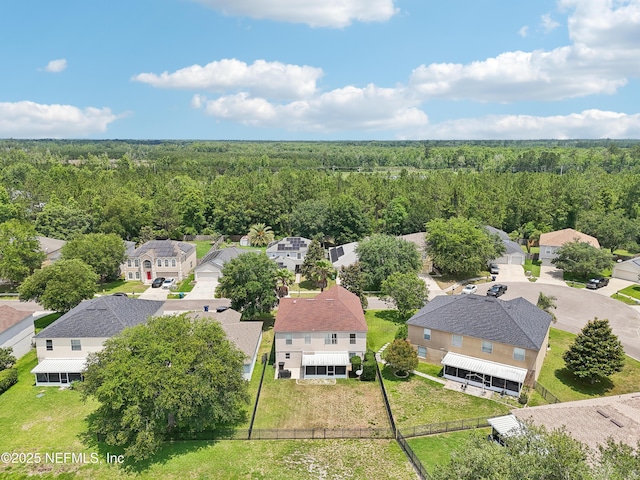 76466 Long Leaf Loop, Yulee, FL 32097 - aerial view of residential area featuring a forest