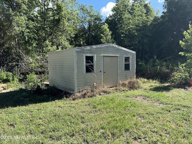 112 Sculpin Dr, Florahome, FL 32140 - view of shed