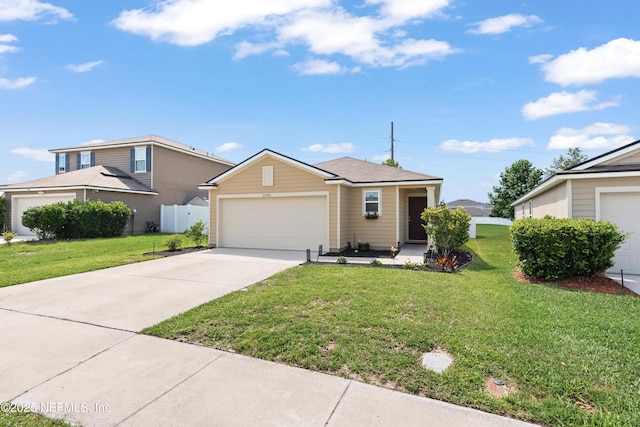 2840 Buck Creek Pl, Green Cove Springs, FL 32043 - view of front of house with an attached garage and driveway