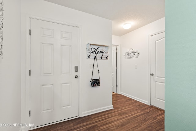 2840 Buck Creek Pl, Green Cove Springs, FL 32043 - entryway featuring dark wood-style floors and baseboards