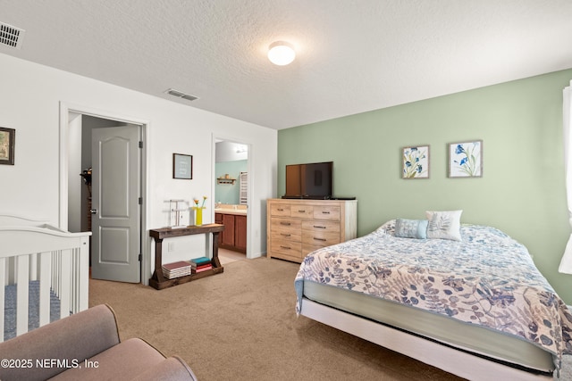 2840 Buck Creek Pl, Green Cove Springs, FL 32043 - bedroom with light colored carpet and a textured ceiling