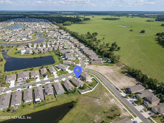 2840 Buck Creek Pl, Green Cove Springs, FL 32043 - aerial overview of property's location featuring nearby suburban area and a nearby body of water