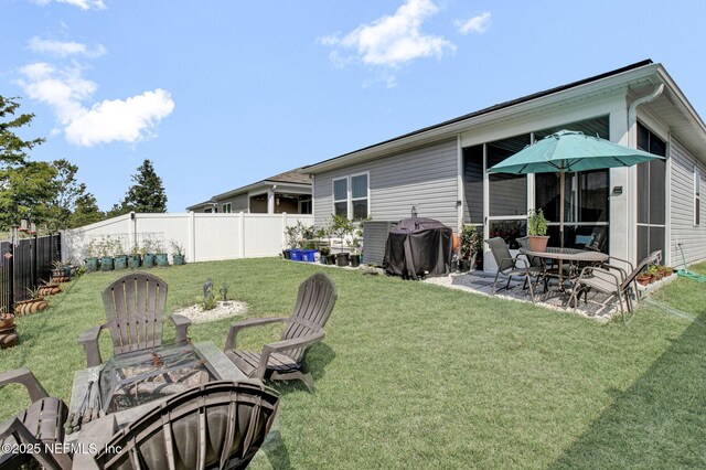 267 Honeycomb Trl, Saint Augustine, FL 32095 - view of yard with a patio