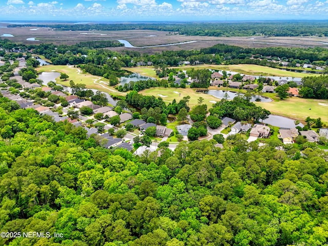 85053 Sagaponack Dr, Fernandina Beach, FL 32034 - aerial view of residential area featuring a golf club and a nearby body of water