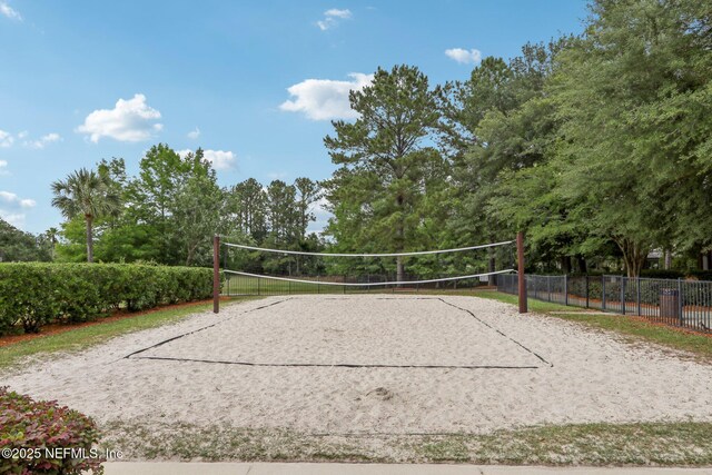 2454 Woodstork Ct, Saint Augustine, FL 32092 - view of property's community with fence and volleyball court