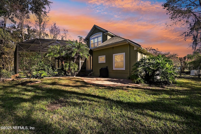 3461 Mainard Branch Ct, Fleming Island, FL 32003 - rear view of property featuring stucco siding and a patio area
