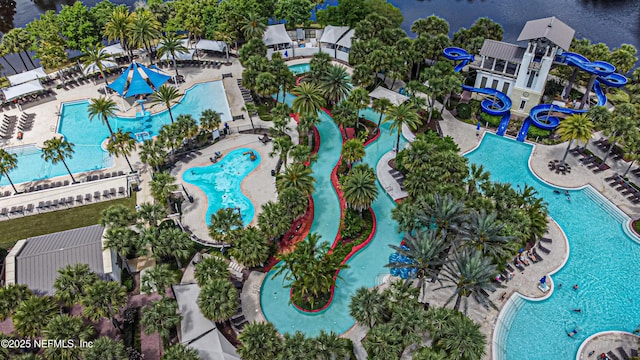 102 Blue Oak Ct, Ponte Vedra, FL 32081 - drone / aerial view of a pool area