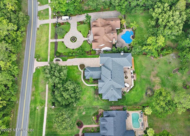 3355 Bishop Estates Rd, Saint Johns, FL 32259 - aerial view of property and surrounding area with a pool