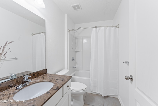 186 Ocean Cay Blvd, Saint Augustine, FL 32080 - bathroom featuring tile patterned flooring, toilet, vanity, and shower / tub combo