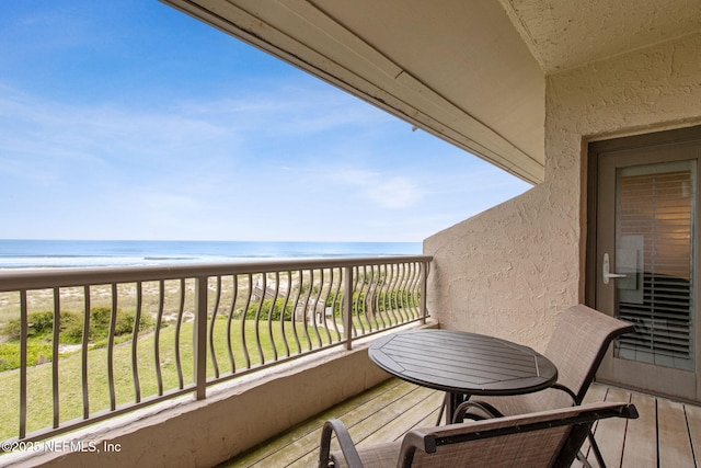 278 Sandcastles Ct, Fernandina Beach, FL 32034 - balcony featuring view of water and beach