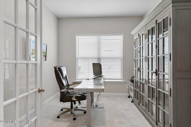 45 Waterwheel Ct, Saint Johns, FL 32259 - office space with french doors, carpet floors, and baseboards