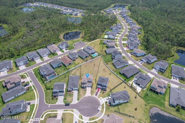 45 Waterwheel Ct, Saint Johns, FL 32259 - aerial overview of property's location featuring a nearby body of water, nearby suburban area, and a heavily wooded area