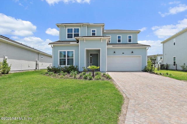 45 Waterwheel Ct, Saint Johns, FL 32259 - view of front of property with decorative driveway and an attached garage