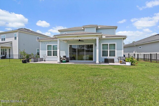 45 Waterwheel Ct, Saint Johns, FL 32259 - back of house featuring a patio and ceiling fan