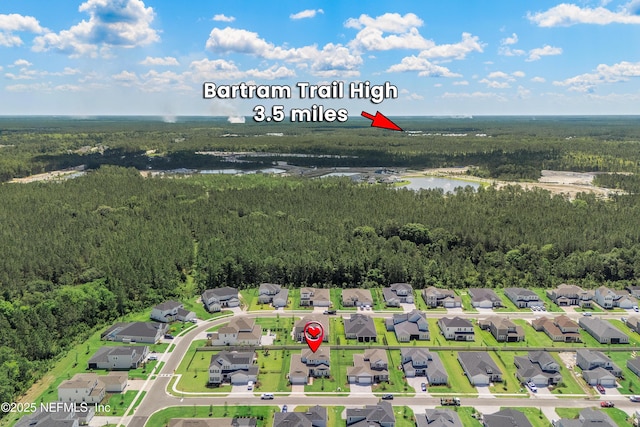 144 Waverly Way, Saint Johns, FL 32259 - view of property location featuring a heavily wooded area, nearby suburban area, and a nearby body of water