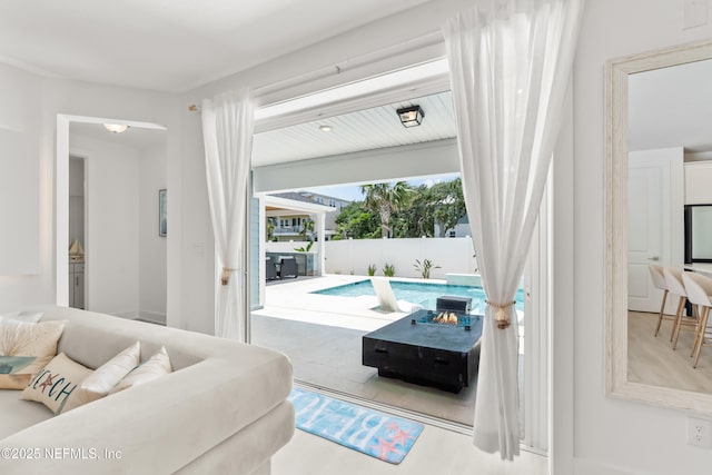 view of living room