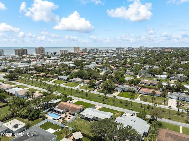 view of urban area with a nearby body of water
