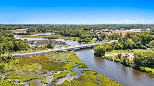 4504 Lincrest Dr S, Jacksonville, FL 32208 - drone / aerial view of a large body of water and a notable bridge