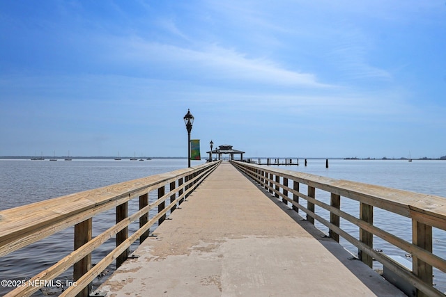 1162 Buccaneer Blvd, Green Cove Springs, FL 32043 - dock with a water view and a pier