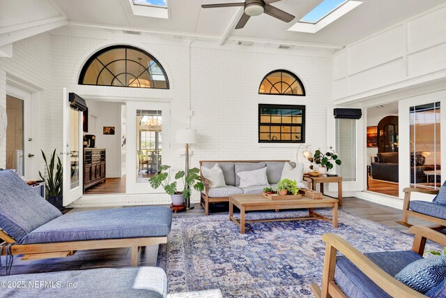 108 Spanish Moss Ln, Ponte Vedra Beach, FL 32082 - view of patio / terrace featuring ceiling fan and an outdoor living space