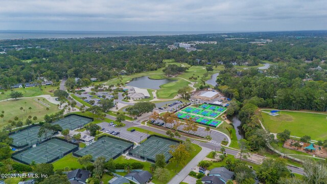 33 Loggerhead Ln, Ponte Vedra Beach, FL 32082 - aerial overview of property's location featuring a nearby body of water and a golf club