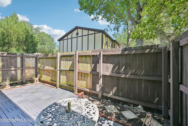 4813 Cherwell Ln Unit B-4-C, Jacksonville, FL 32217 - view of patio / terrace featuring a fenced backyard