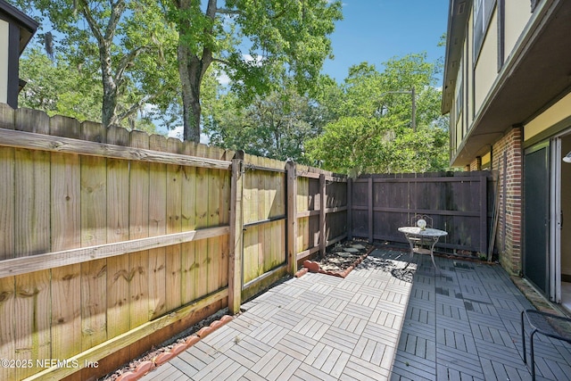 4813 Cherwell Ln Unit B-4-C, Jacksonville, FL 32217 - view of patio / terrace with a fenced backyard