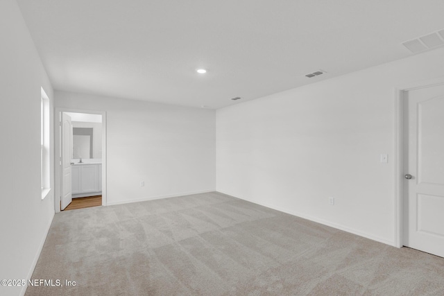 37143 Whippoorwill Ct, Hilliard, FL 32046 - carpeted spare room featuring baseboards and recessed lighting