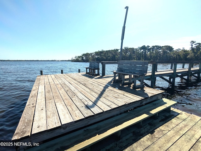 1530 Blue Heron Ct, Fleming Island, FL 32003 - dock area featuring a water view