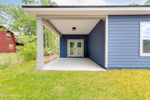 959 Florida St, Fleming Island, FL 32003 - doorway to property with french doors