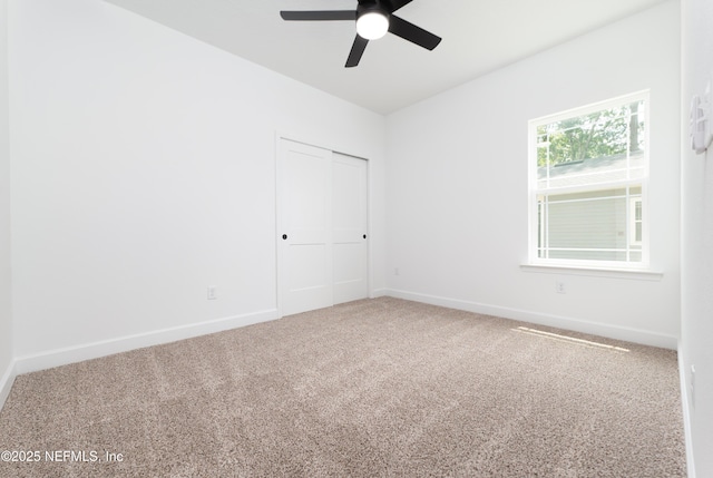 959 Florida St, Fleming Island, FL 32003 - empty room featuring ceiling fan, carpet flooring, and baseboards