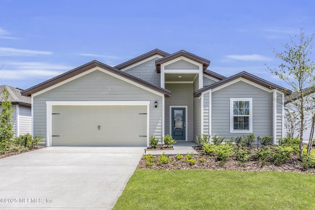 37322 Whisper Way, Hilliard, FL 32046 - view of front of home featuring a garage, driveway, and a front lawn