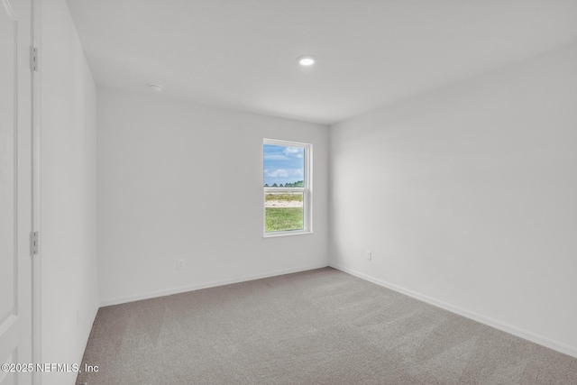 37127 Whippoorwill Ct, Hilliard, FL 32046 - unfurnished room with carpet flooring, baseboards, and recessed lighting