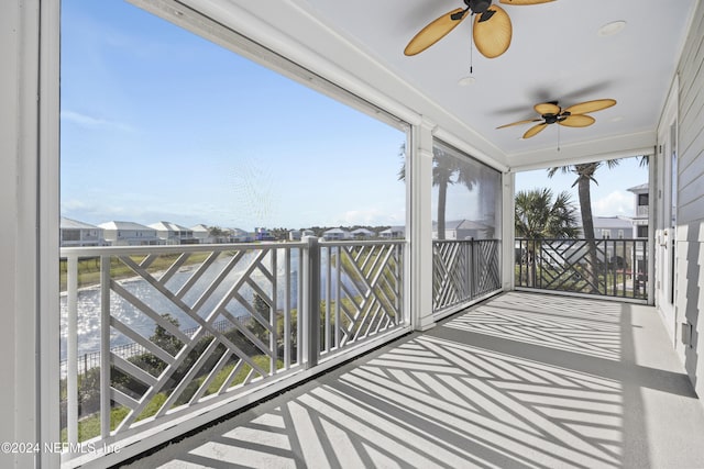 228 Rum Runner Way, Saint Johns, FL 32259 - balcony featuring ceiling fan and a residential view