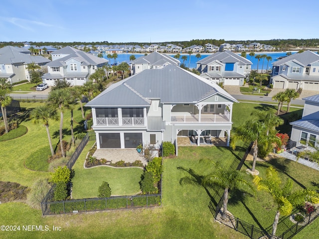 228 Rum Runner Way, Saint Johns, FL 32259 - aerial perspective of suburban area with a large body of water